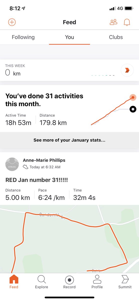 And that’s it - 31 days, 31 runs of at least 5k! What will I do for February?? #merceractive #REDJanuary2020