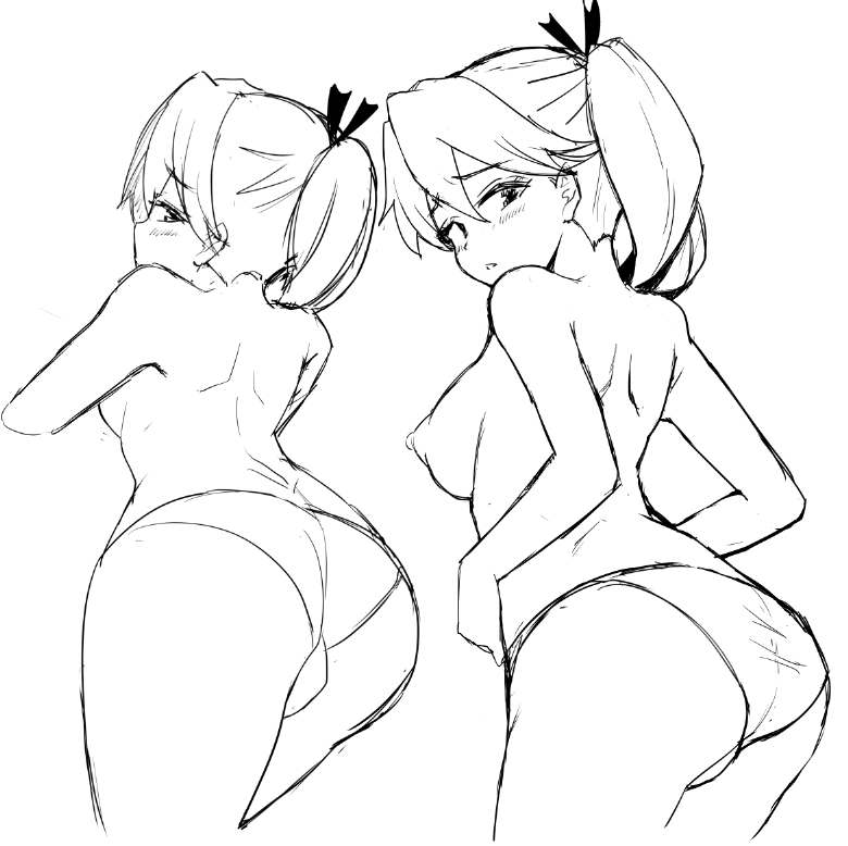 背中って描くの難しいですよね鳳翔さん 