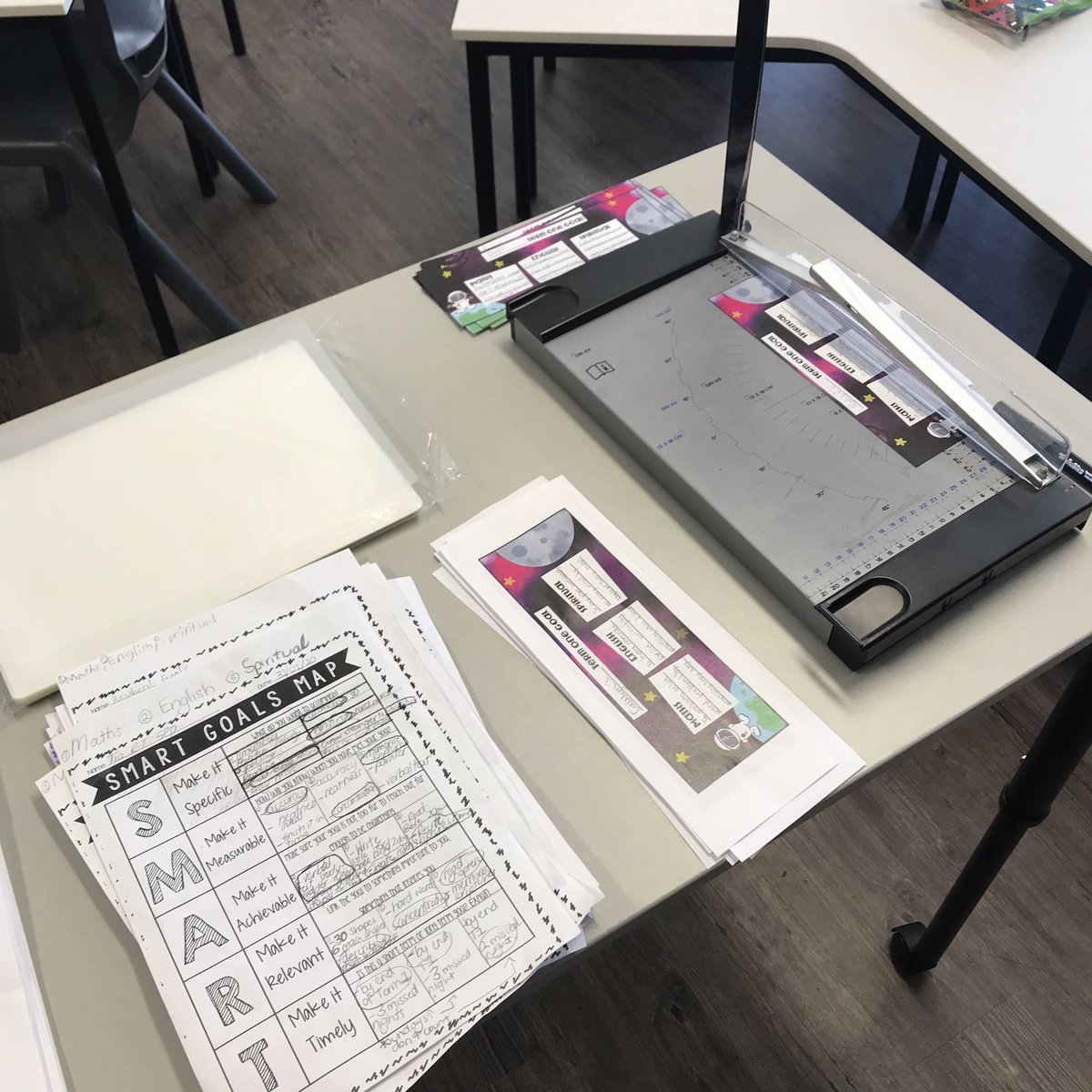 Working on Goal Setting in Year 5 today. My goal for Term 1 is to improve my handwriting on the whiteboard! 🤣🤣🤣