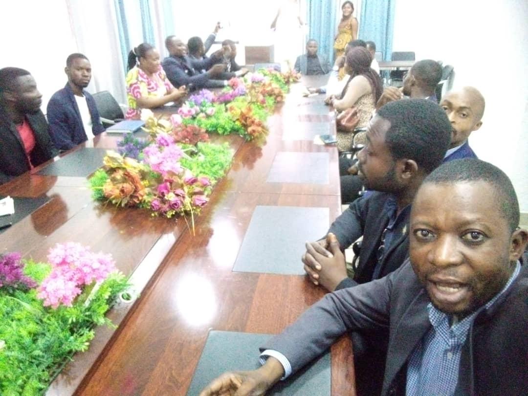 MARLEASBL's tweet photo. Hier le 30/01/2020 nous avions échangés avec le Pdt du #CNSA un organe d'appui à la #democratie @NkoyJoseph pour solliciter son implixation dans la lourde mission que nous avons assignés de faire bons offices pour la situation des greves aux #Universités en RDC
#Des_Leaders_unis https://t.co/0KTivXaUQu
