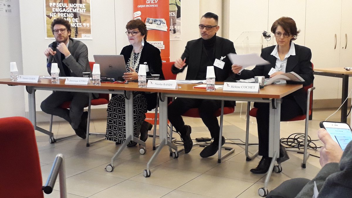 TomR_ANCV's tweet photo. Lancement de la journée des partenaires des "Aides aux Projets Vacances" de l'@ANCVacances à Sarcelles, animée par @DominiqueKtorza et Gautier Geiben. L'année passée, les 45 partenaires nationaux des APV ont aidé 107 000 personnes à partir en vacances ! 
#ANCV #VacancesPourTous https://t.co/T8V7hlUZ5a