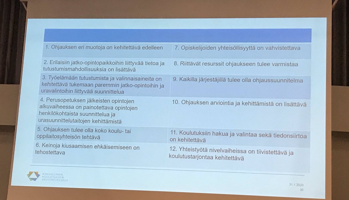 Osaava Suomi syntyy sillä, että jokainen nuori (ja aikuinen) löytää mahdollisimman sopivan opinto- ja urapolun totesi <a href="/liandersson/">Li Andersson</a> Karvin nivelvaiheen arvioinnin avauksessa. Kehittämissuosituksissa painottuu eri ohjausmuotojen kehittäminen ja ohjaus koko yhteisön tehtävänä.