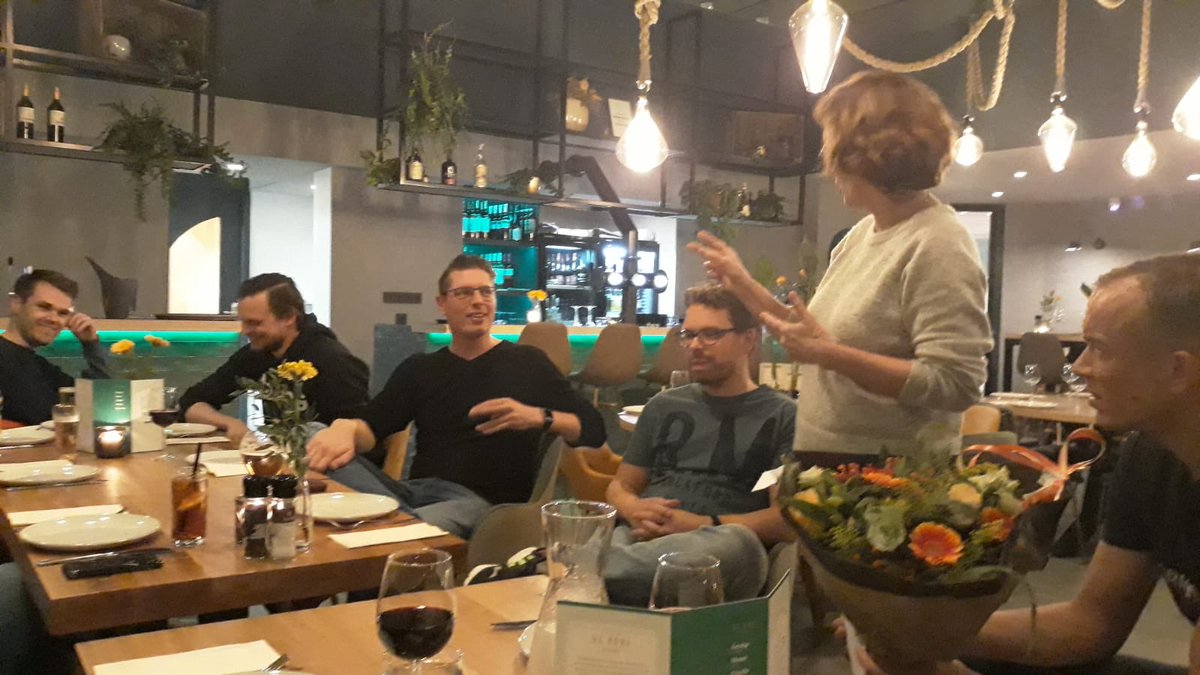 Na bijna twaalf jaar trouwe dienst namen wij afscheid van onze college Gerhard. Het was een mooie afsluiting! Gerhard, Het gs je goed!