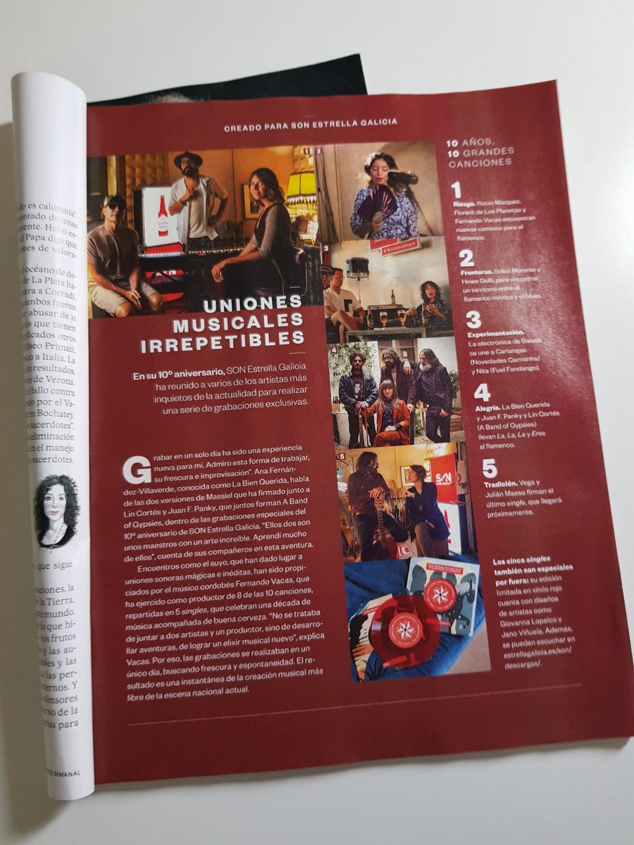No podemos estar más de acuerdo con <a href="/el_pais/">EL PAÍS</a> semanal...  las grabaciones de los #SONRecords especiales por los #10añosdeSONEstrellaGalicia nos han dado canciones y momentos irrepetibles. 🙂🙂
