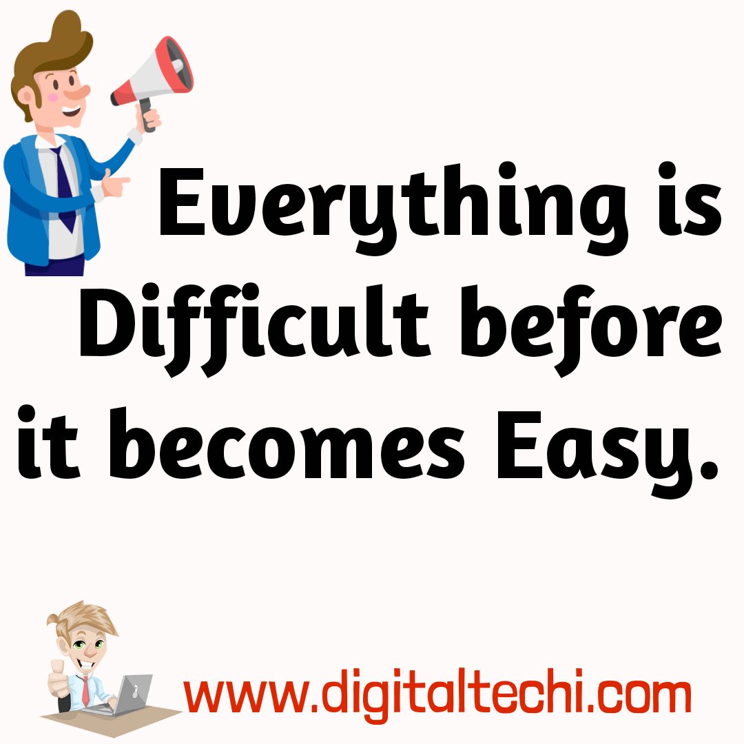 digital_techi's tweet photo. Don't wait for easy, take the difficult and make it easy.
_____
#digitaltechi #digitaltechilife #digitalmarketing #webdesigning #onlinemarketing #websitedesign #enterpreneur #motivation #motivationalquotes https://t.co/uq0KOpDtjd