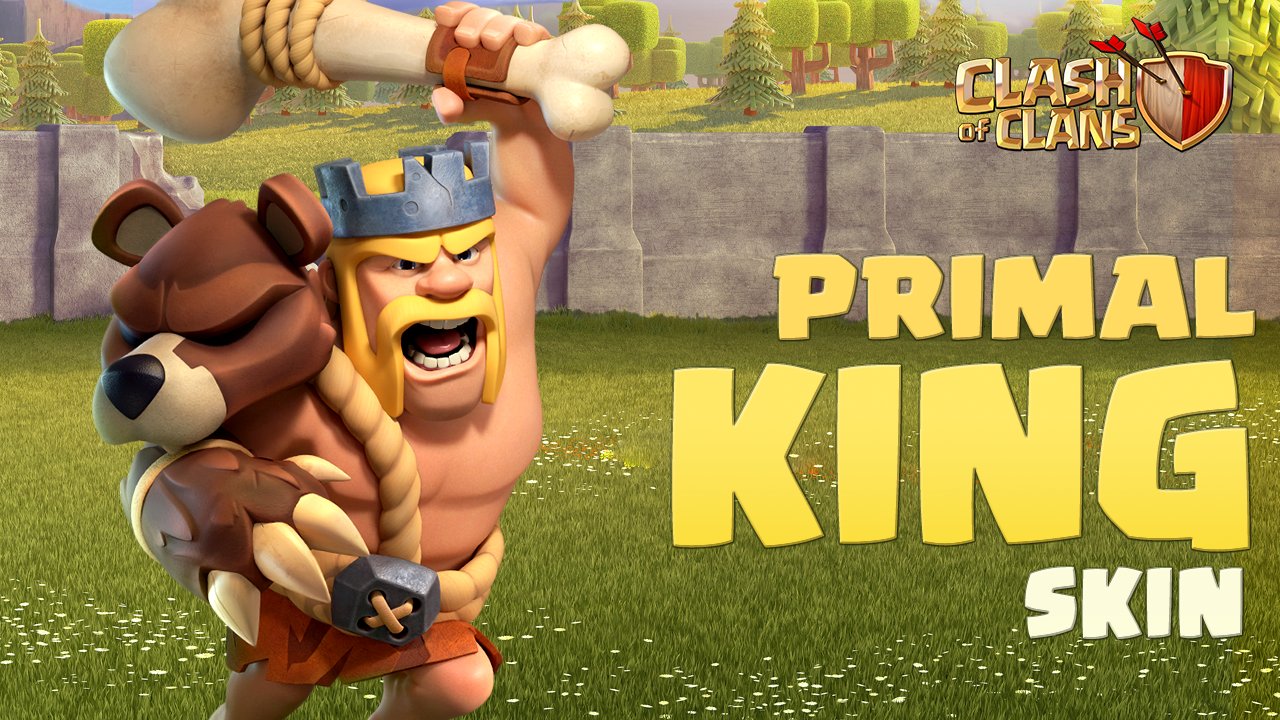 Barbarian King Skin! - clash of clans