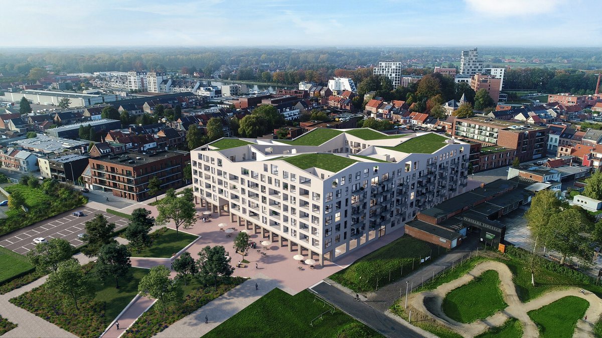 #lancering van fase 2 van ons project Niefhout in @Turnhout. Ontdek het Pioniersgebouw met appartementen, assistentiewoningen en commerciële ruimte op niefhout.be/project/pionie… #developdifferent #tekoop #vastgoed