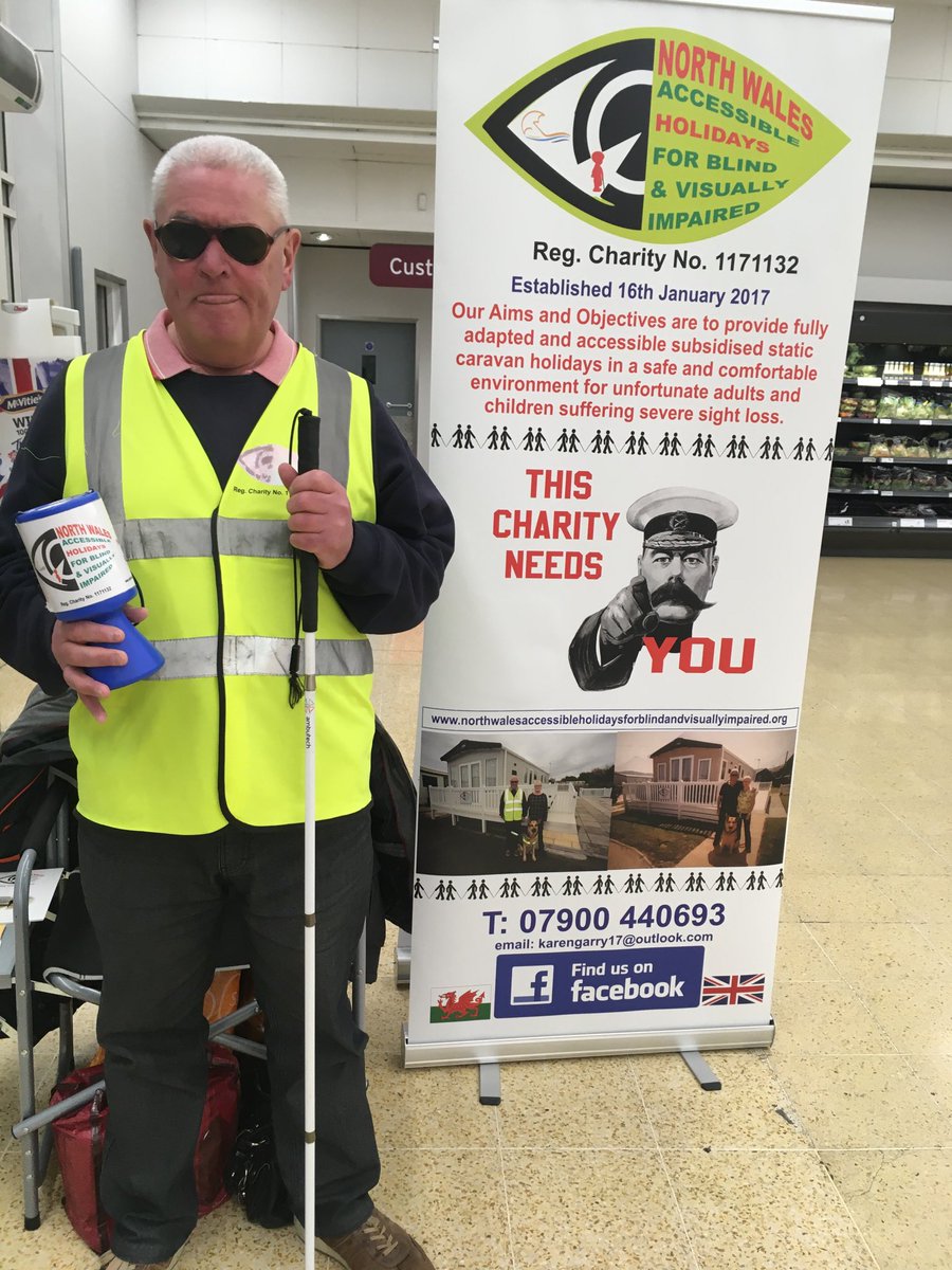 wales_blind's tweet photo. To ensure that our client group are guaranteed a safe and comfortable stay at our 2 accessible holiday homes, we are today grateful to Sainsbury’s Warrington for permitting us a 2 day collection. This will also ensure financial stability for the short term. https://t.co/vohDWjJypp