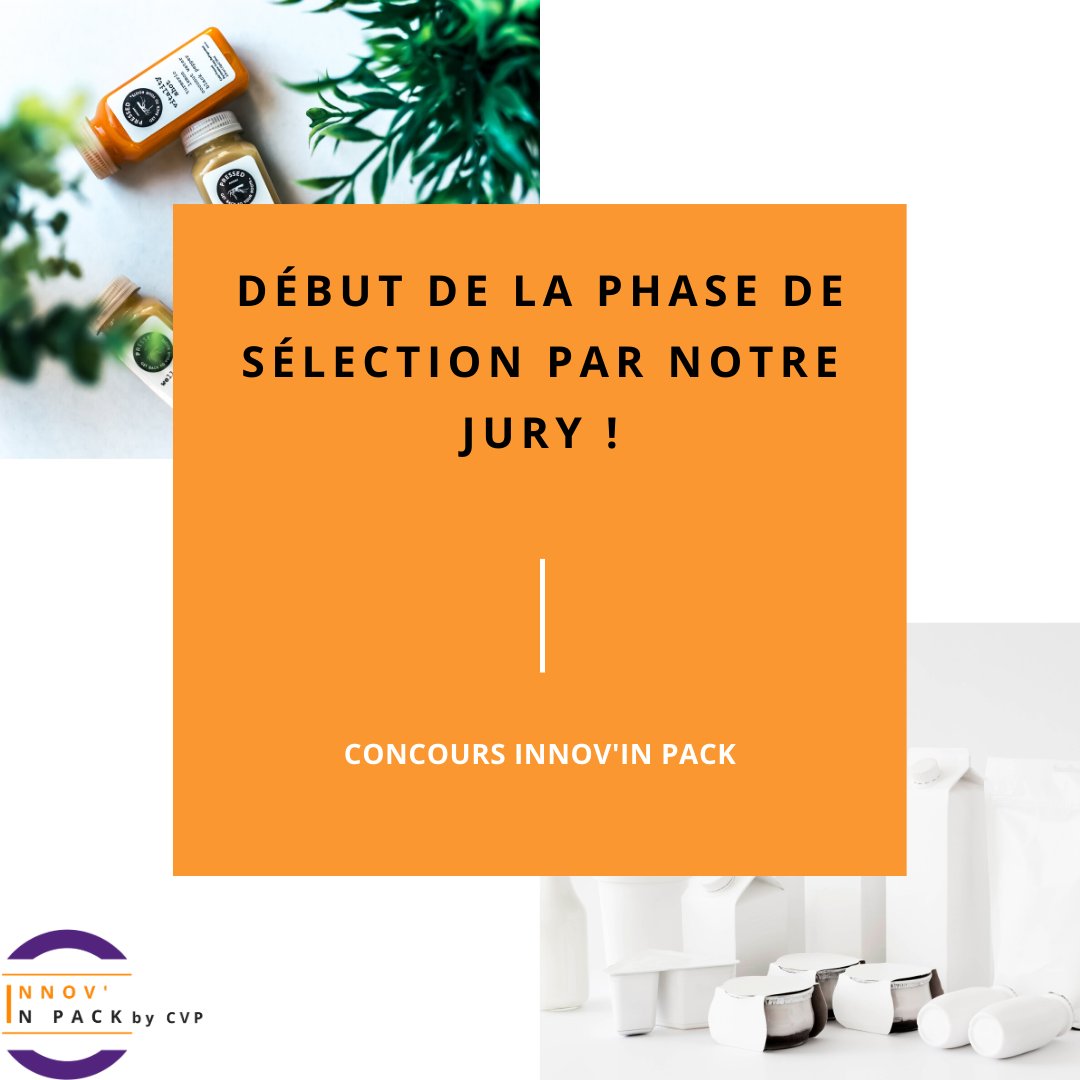 La phase de validation des dossiers est close !
Les dossiers respectant les critères de notre #concours #InnovInPack vont être présentés à notre jury. Ils se réuniront avant le 15 mars afin d'établir une shortlist qui viendra "pitcher" le 31 mars au sein de <a href="/CVP_Packaging/">CVP</a> 📣
