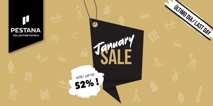 ⏰ Terminam HOJE os Saldos de Janeiro! Ainda vai a tempo de reservar as suas férias e escapadinhas de 2020 aos melhores preços. Aproveite as últimas horas com descontos até 52%! ➡ bit.ly/30WIAt6