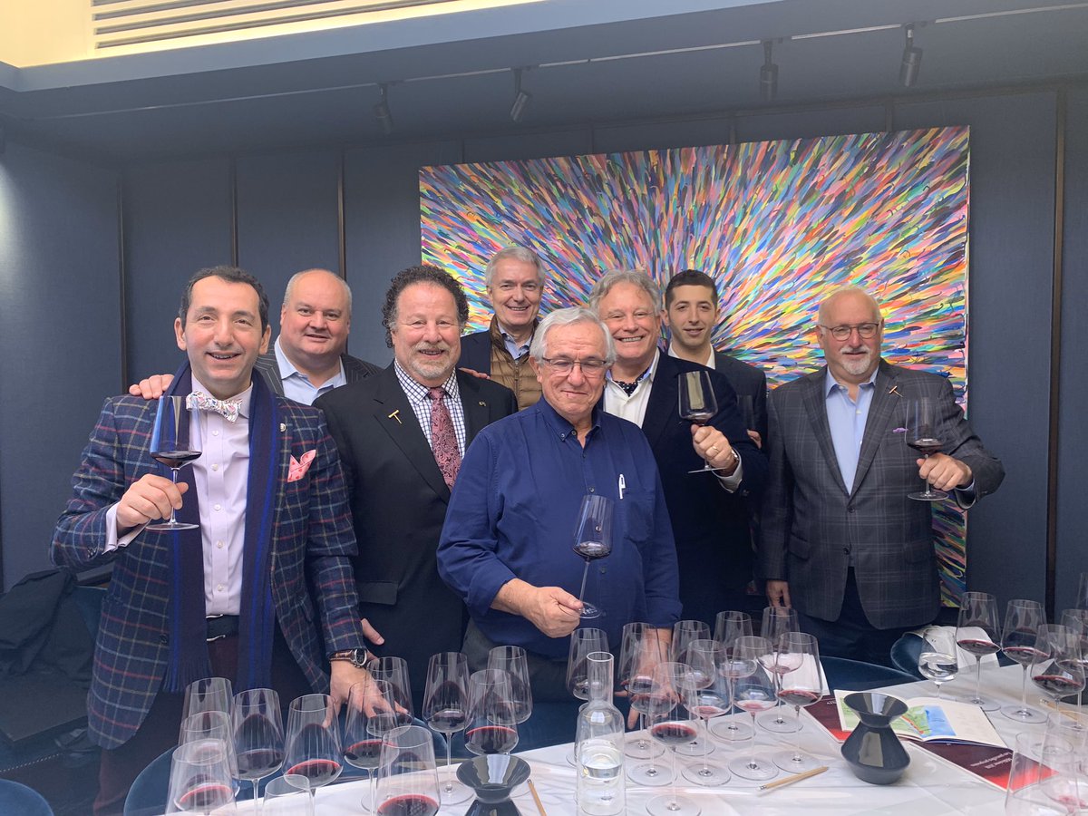 fjconsoli's tweet photo. Members of the Grand Cru Society from the Union League blending wine in London! @TheUnionLeague https://t.co/oP2qw0IfY0