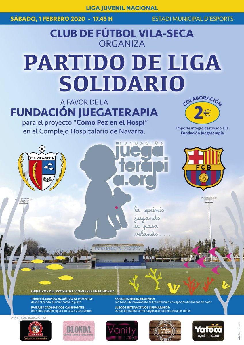 vilaseca1966's tweet photo. Partidazo  🔝🔝🔝🔝🔝
🗓 1 Febrero
🏟 Municipal de Vila-seca 
⏰ 17:45h.
Vamoooooos  !!!!!!!!!!!!
https://t.co/lzRaLGnjLC 🙋‍♂️
#seguimostrabajando ®️ para Más y Mejor 
@juegaterapia
✅ Sebs Redon https://t.co/jKdhn58mqM