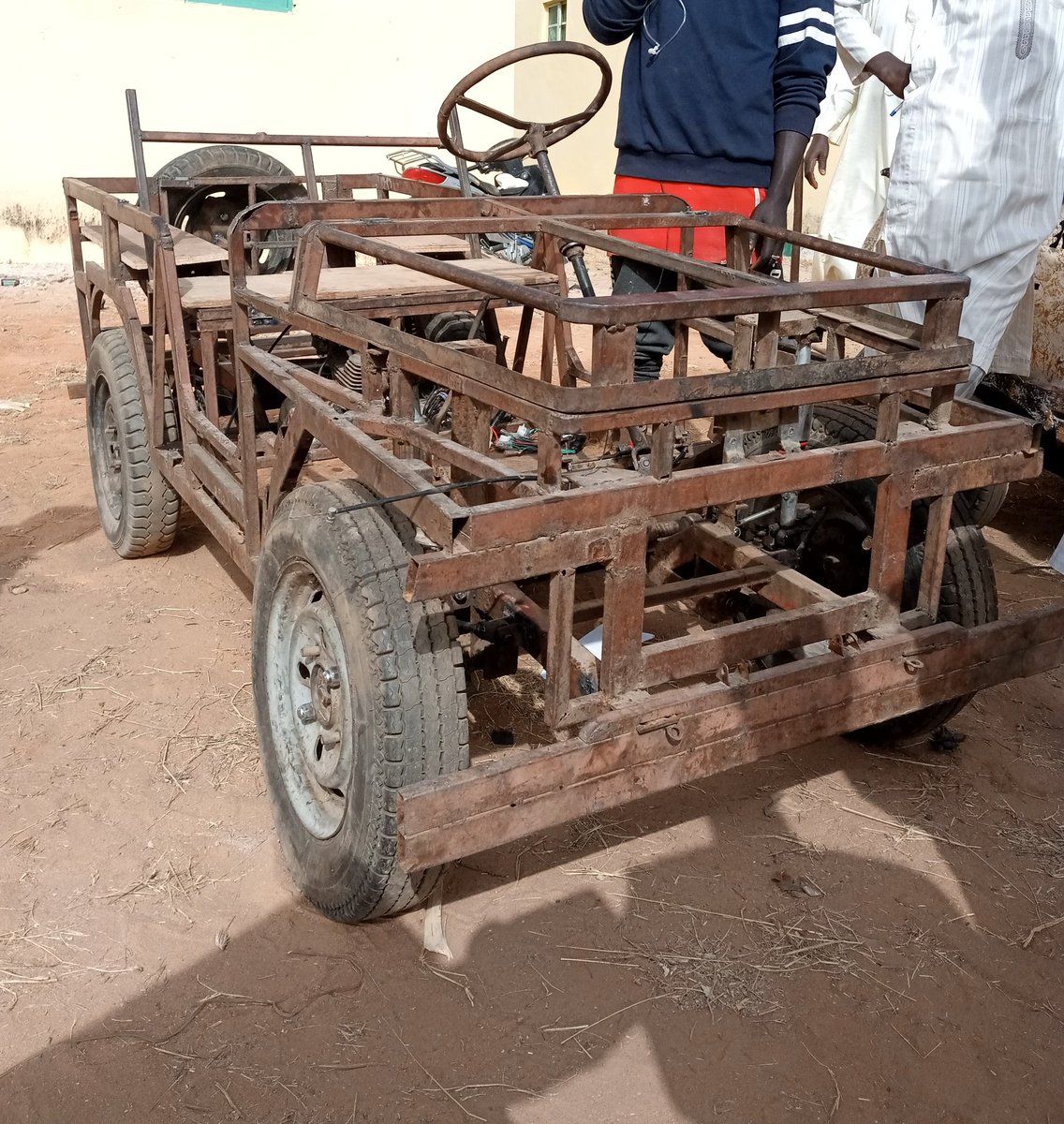 Little_Ismail's tweet photo. Car Made from Local Materials at Gombe Science & Tech Innovation Expo 2020
@GovernorInuwa @DrIsaPantami @DrSamboMagaji @AminaJMohammed @ngrinnovation @NITDANigeria @_waziri_ismail @abba_da @JAliyuNADDC
#Innovate2Develop https://t.co/OBo6Da1QuC