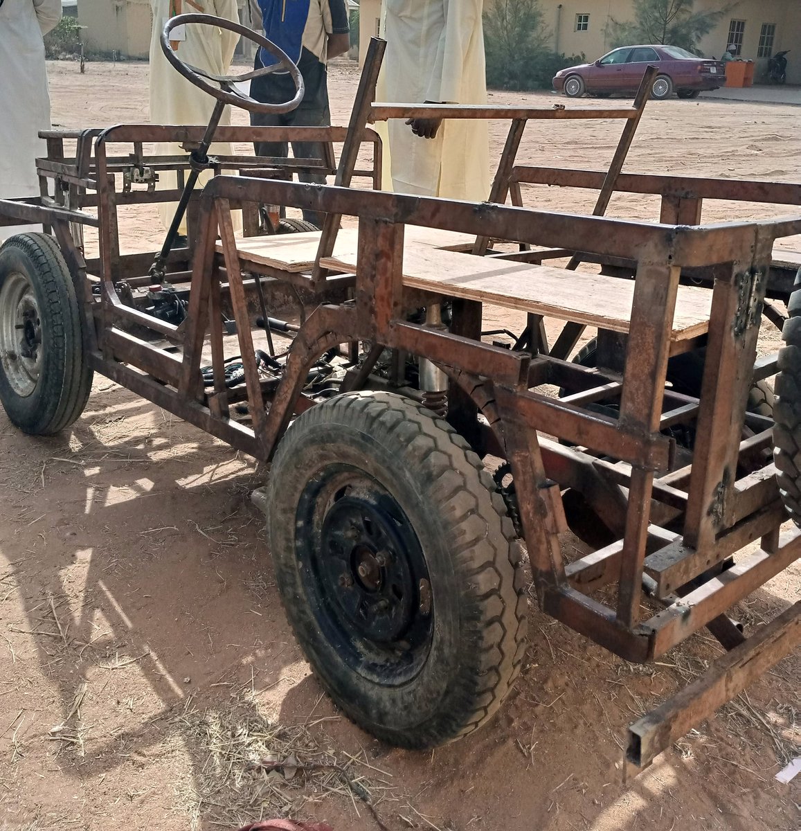 Little_Ismail's tweet photo. Car Made from Local Materials at Gombe Science & Tech Innovation Expo 2020
@GovernorInuwa @DrIsaPantami @DrSamboMagaji @AminaJMohammed @ngrinnovation @NITDANigeria @_waziri_ismail @abba_da @JAliyuNADDC
#Innovate2Develop https://t.co/OBo6Da1QuC