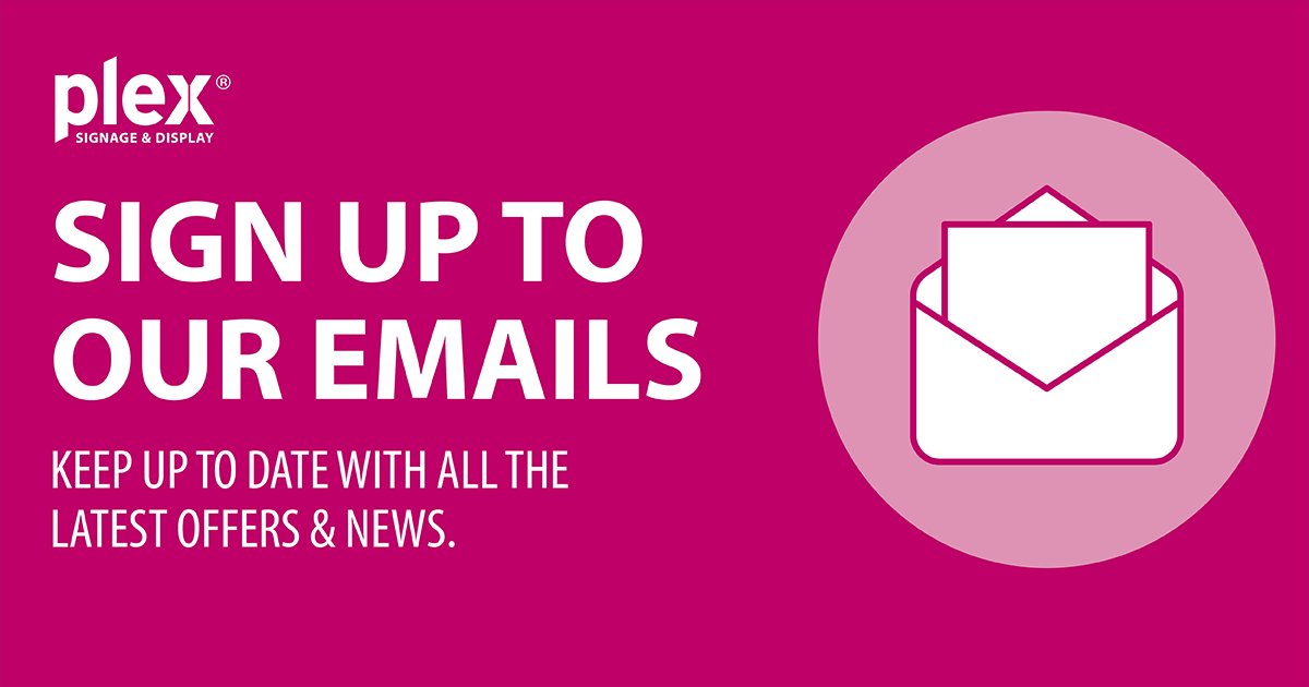 The Plex Winter Newsletter is coming next week - sign up now so you don't miss out! plexdisplay.com/subscribe/?ver…