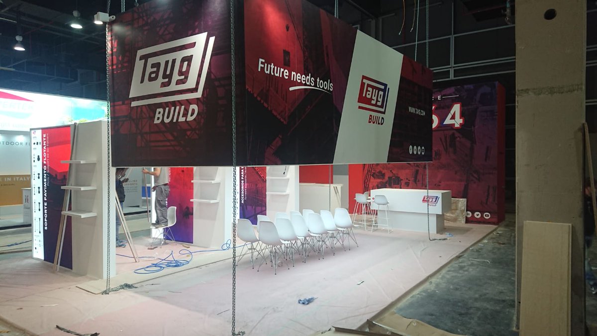 Industrias_TAYG's tweet photo. Nuestro stand está casi listo para comenzar el próximo lunes @Cevisama. 👏🏼
⇨ N2 P3 D52
#cevisama20 #TaygBuild #construcción https://t.co/ia1hnsoerI