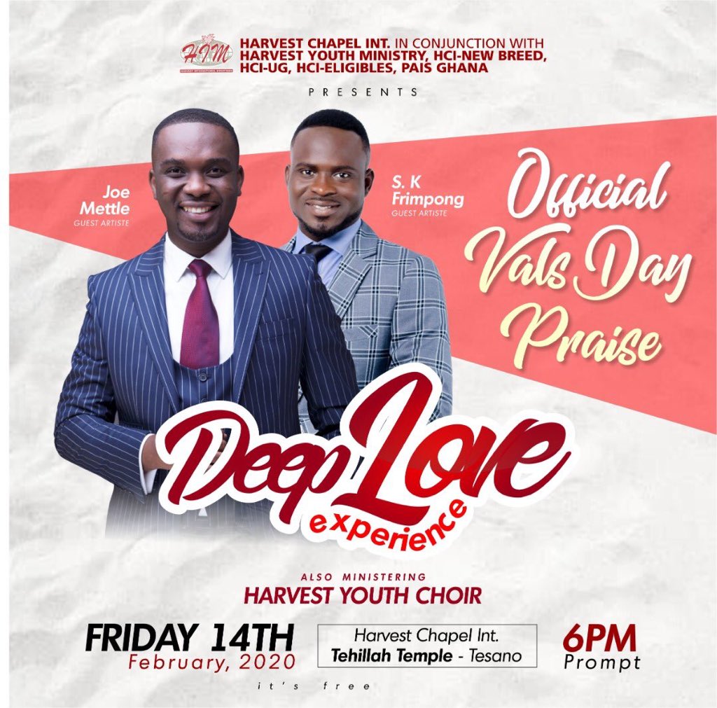 daHeavenlyJ's tweet image. RT XtianEventsgh: Deep Love Experience 
February 14th 2020
#GHCE
#FebruaryEvents
#GodisNOTDEAD