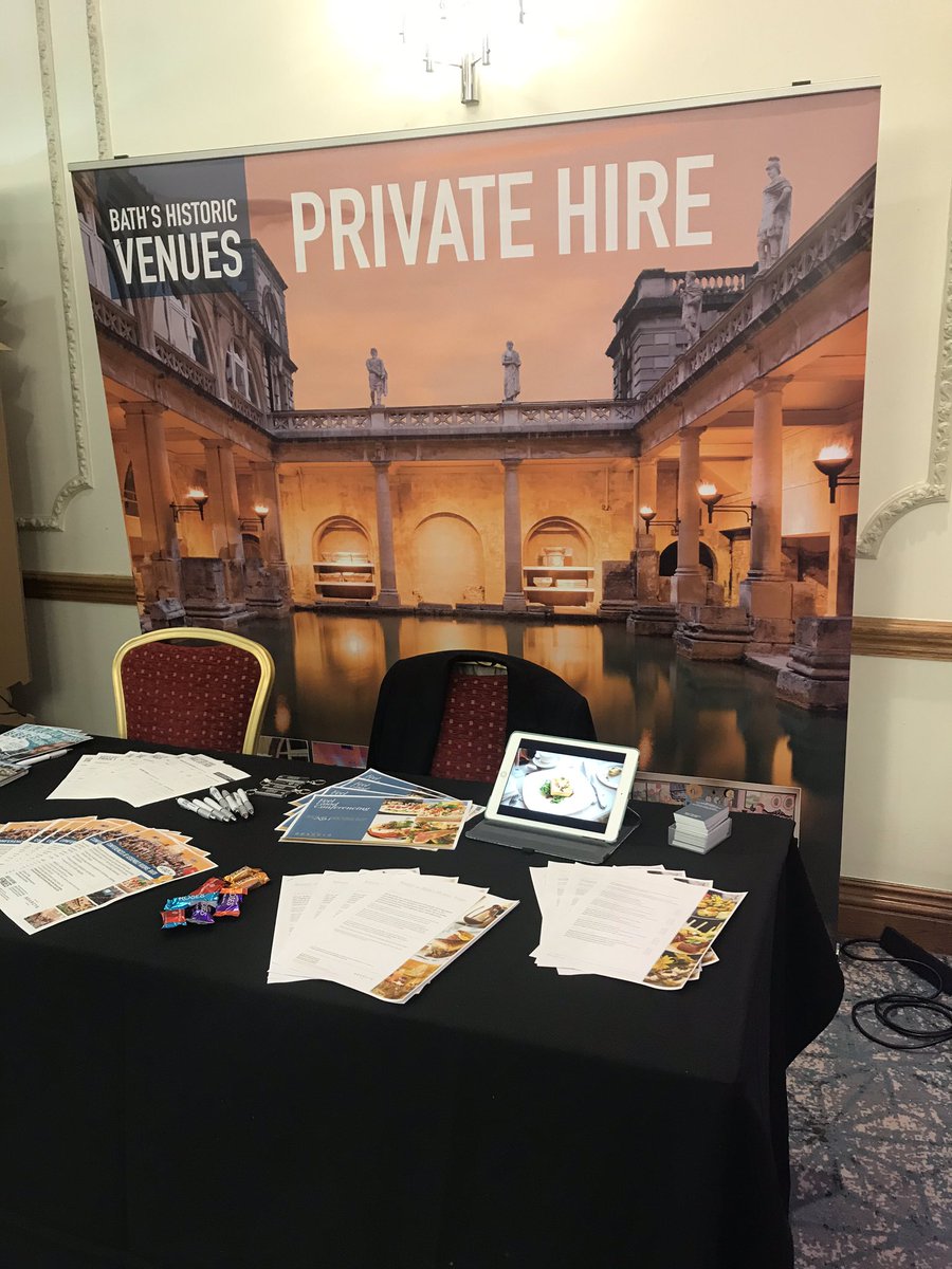 We’re at #meetsouthwest today with Bath’s Historic Venues. Looking forward to meeting everyone! <a href="/MEETSouthWest/">MEET South West</a>