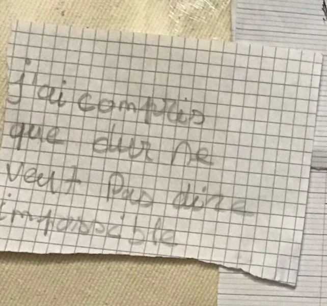 PhilippeCROIZON's tweet image. Un petit mot reçu d'un jeune du collège du Val d'Ardieres de Beaujeu! Je ne l'aurais pas mieux dit!