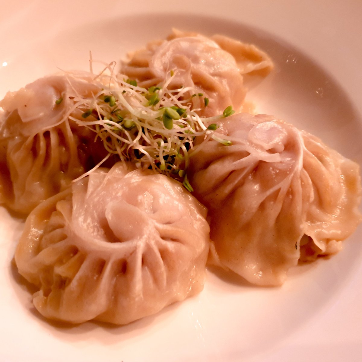 BlueMonkBedford's tweet photo. One of our 'must have' starters- our Tibetan-style Momo dumplings filled with chicken, lamb or vegetables are always a surefire hit (especially with the spicy Himalayan sauce 🔥) https://t.co/TW5v3678RS