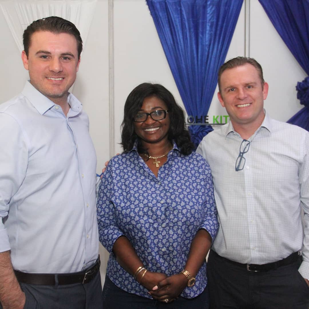 ICGroupLtd's tweet photo. It was all smiles at the 17th #ibcpe 2019 as some exhibitors posed with our MD/CEO Mrs. Marilyn Efua Houadjeto. It is our greatest desire to see you at this year's edition coming off from 8th to 10th October 2020, at @movenpick_accra. https://t.co/umrgGfWuIb