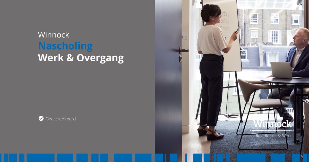 Gratis (geaccrediteerde) nascholing ‘Werk en Overgang’ voor bedrijfsartsen en POB door Winnock samen met OVER! Belangrijke kennis m.b.t. overgangsklachten, welke impact kunnen hebben op het werkvermogen. Bekijk hier de data en locaties: winnock.nl/werk-en-overga… #bedrijfsarts #POB