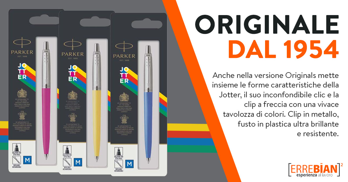 ErrebianSpa's tweet photo. Icona di design dal 1954 Jotter Originals fissa i pensieri e fa scaturire nuove idee. https://t.co/pt0UwO03G9