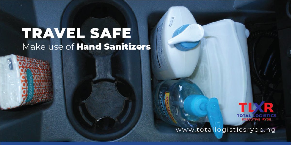 TotalLogistics's tweet photo. Be safe! Take along hand sanitizer when travelling as we always do for our esteemed clients @TotalLogistics. #SafetyFirst #FridayThoughts  #FridayFeeling #coronavirus https://t.co/wtx8Iuf8wV