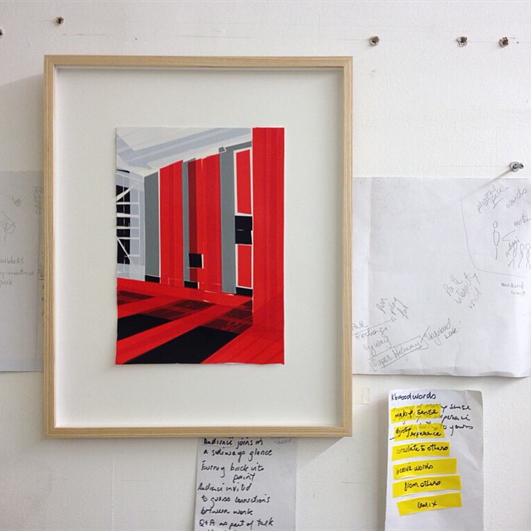 KirstyJKerr's tweet photo. Great studio crit @safestudionow yesterday with @kbwoodnews, whose work responds to urban spaces and the local environment. Karen is working towards her solo-show, #UrbanEdit, opening in April.

#ArtistStudio #SpitalfieldsStudios #ArtistCurator https://t.co/CfBzltICIs