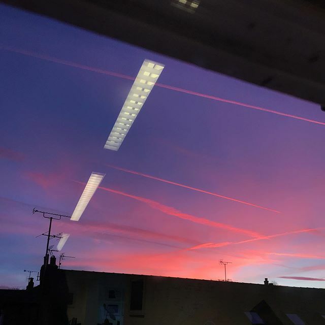 marcfrench's tweet photo. Yesterday’s sunset. Belter. https://t.co/KnDksaBpV0 https://t.co/jyhKVYR9E5