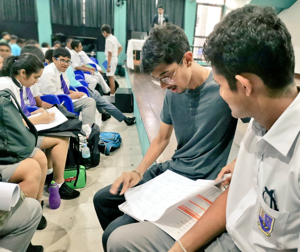 BSC_SSClubs's tweet photo. Our Alumni #legacy Avantha dropped into Stafford to give his valuable insight into our prep for the Stafford Debating Championships today!! 💯👑🏆🤩

Once a #BSCDebate President, always a BSC Debater 🏅🎊
#TeamSpirit #HappyDays #NextGen #GOBSC🥇🏆🎖️

@BSC_Principal @BSColomboLK https://t.co/zZYcoas9Mi
