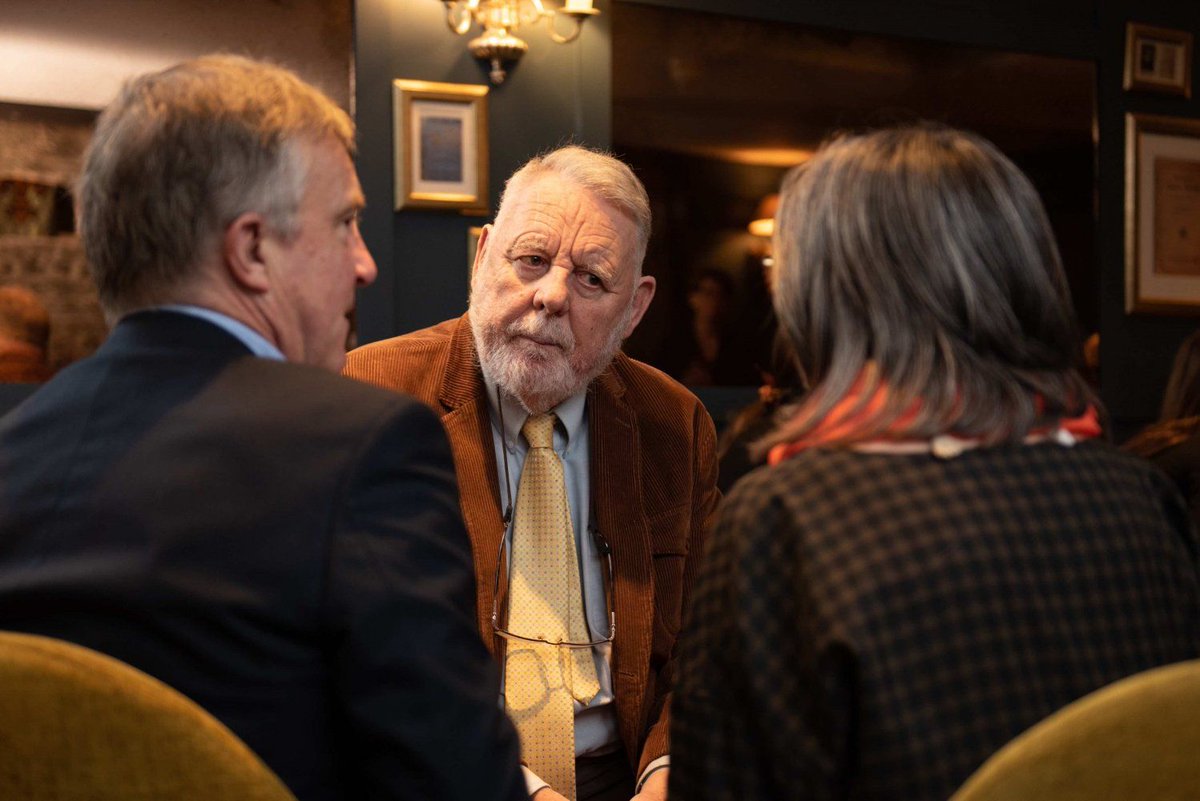 Image of former hostages Terry Waite, Judith Tebbutt and John McCarthy speaking
