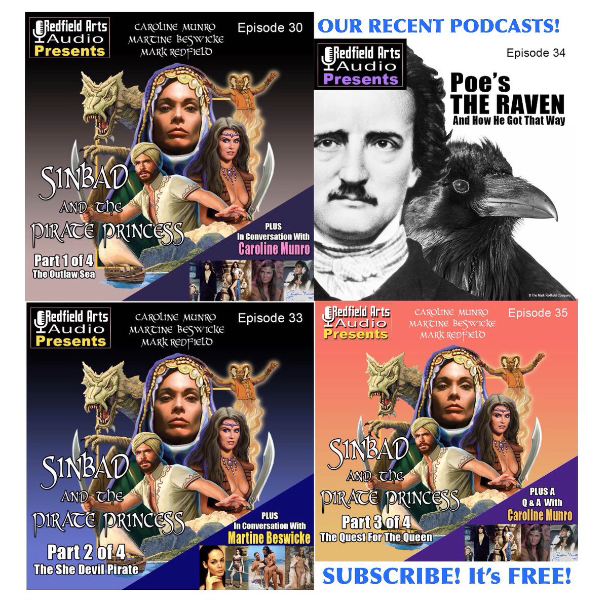 ALONELifeOfPoe's tweet photo. Our recent #podcasts ! FREE! On #applepodcasts #SoundCloud #PlayerFM #Stitcher SUBSCRIBE and never miss a show! #AudioDrama #AudioEssays #AudioInterviews and more! https://t.co/X5ZdsWYF4O