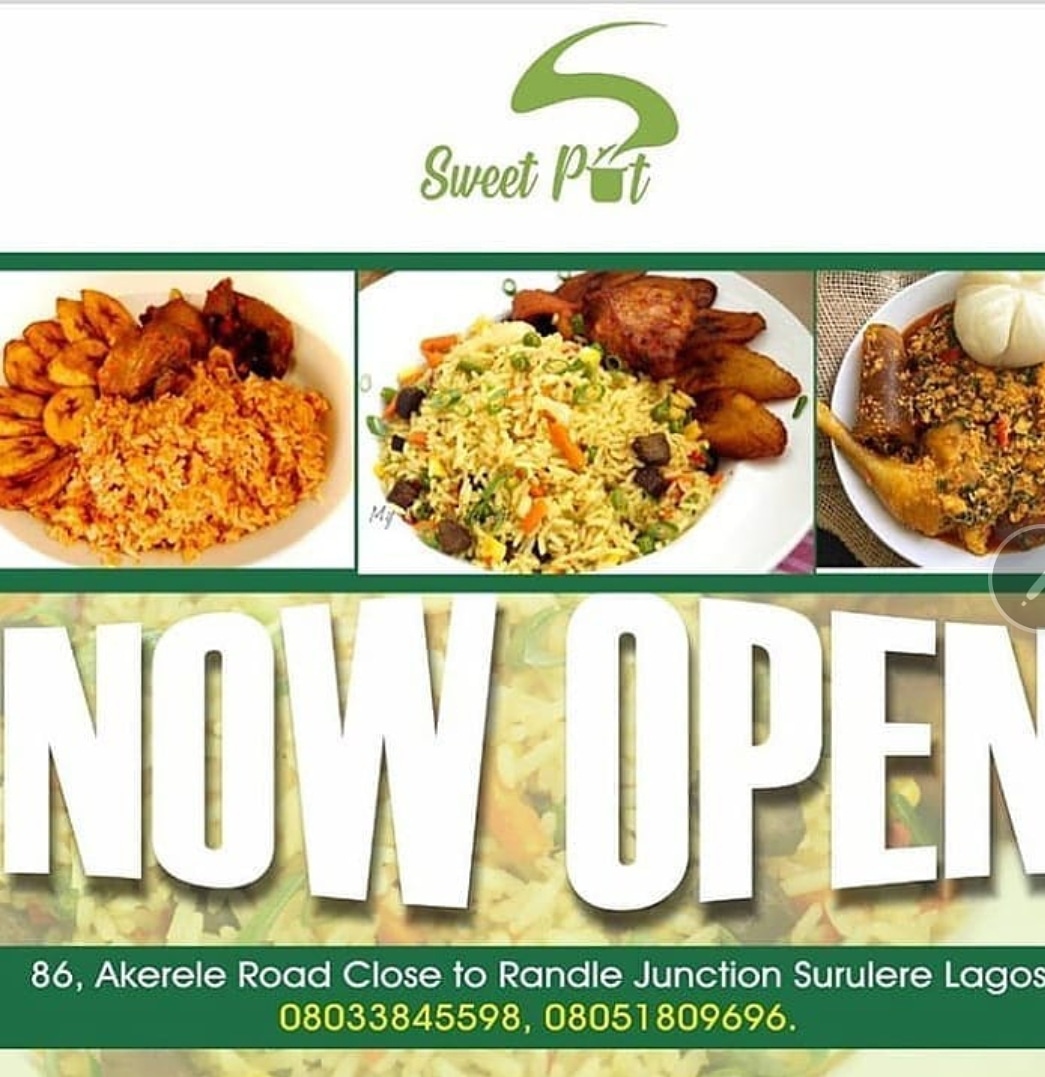 lollylarry1's tweet photo. Thinking of where to hangout for a good meal this weekend? I've got recommendation for you. Pay a visit to 👇👇👇👇and get the best of whatever you wish to eat. At #SweetPot, we serve quality for your money. https://t.co/OLtcBPUwWf