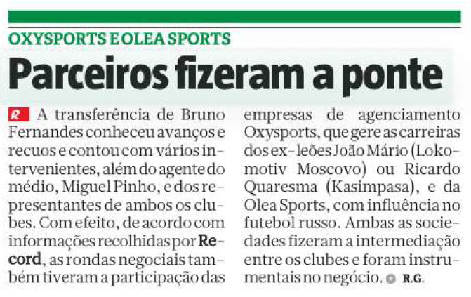 nunovalinhas's tweet photo. A "complexidade" da transferência de #BrunoFernandes para o #ManUtd envolve 4 partes:
O agente: #MiguelPinho (#Positionumber)
O super-agente: #JorgeMendes (#Gestifute)
2 intermediários: #OleaSports + #OxySports
#SportingCP https://t.co/QI2guLPIEA