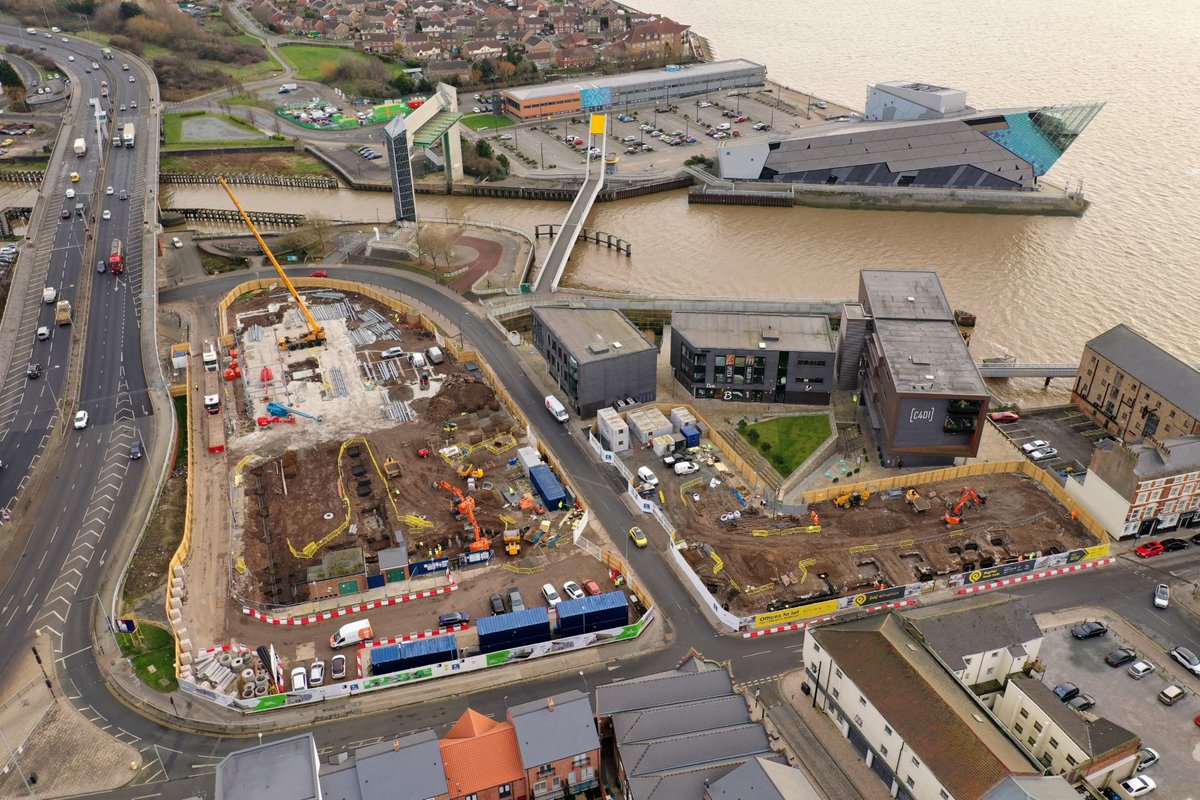 Great progress in the Fruit Market this week! 

Head Office for Arco  -  350 space car park  -  20,000 sqft extension for the C4Di   

...all progressing well.

<a href="/FruitMarketHull/">Fruit Market</a> <a href="/ArcoSafety/">Arco: Experts in Safety</a> @C4DIHull <a href="/PDR_Team/">PDR-Team</a>  <a href="/hobsonporter/">Hobson & Porter</a> <a href="/lhlgroup/">LHL GROUP</a> <a href="/Hullccnews/">Hull City Council</a> <a href="/OctoVisionMedia/">OctoVision Media</a>