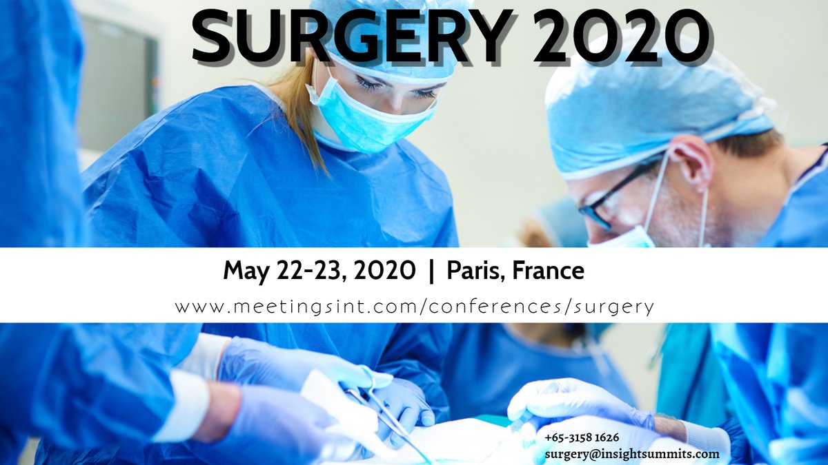 MeetingsInt's tweet photo. Does Heart Surgery impact cognitive ability?
Join us for #Surgery2020 and get a chance to know more about this topic.
Register now!
Follow us @Surgeryevent
For more information: https://t.co/9sqCConxfk
Call: +65 3158 1626
Drop your mail: surgery@insightsummits.com https://t.co/JfDuhMI5t1