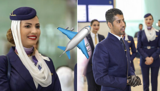 LovinSaudi_En's tweet photo. The Saudi Airlines Cabin Crew Is Getting A Brand New Uniform And It Launches This Week

https://t.co/PO0zYfhofa https://t.co/ikTonZdQdk