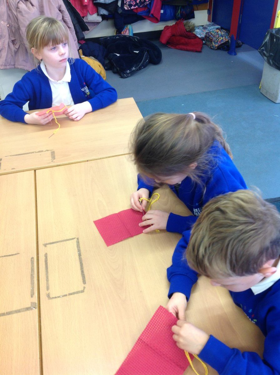 Rabbits have been learning to sew this week with Miss Gyte.  #sewing #handmade #primaryrocks   #needleandthread