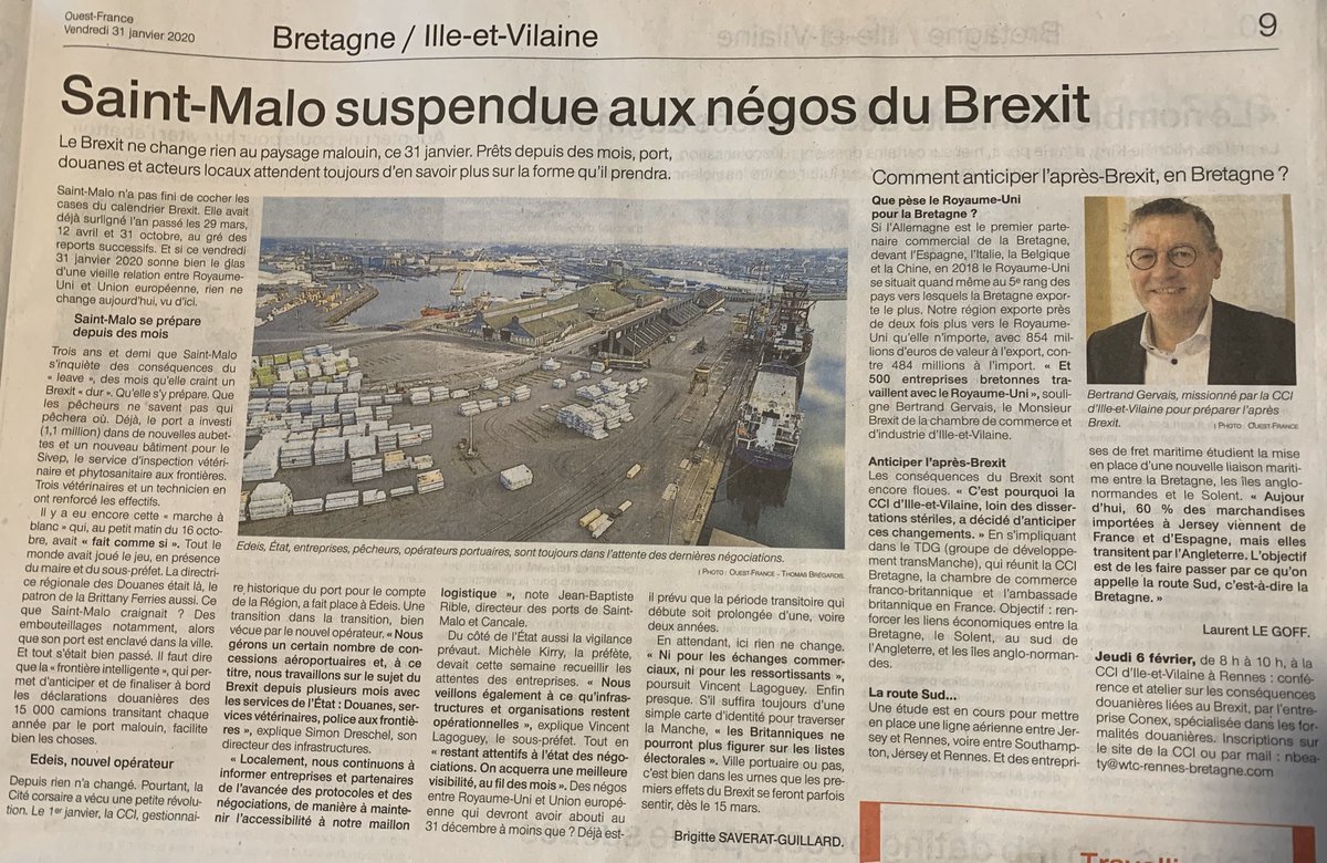 BertrandGervais's tweet photo. De belles opportunités pour nos entreprises bretonnes et nos territoires! 🇬🇧🇫🇷 #Brexit #Bretagne #Rennes #cci35 #ccibretagne #transmanchedeveloppementgroupe #wtc https://t.co/hLpIAnkL3O