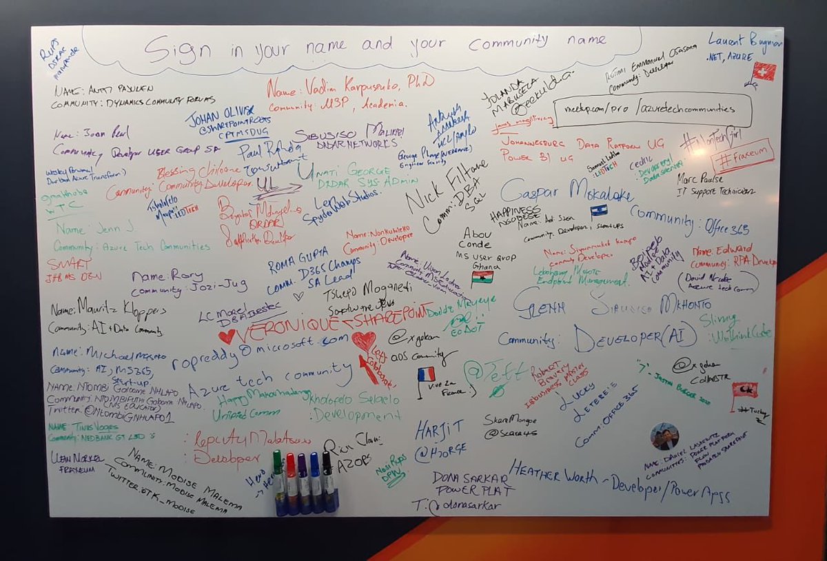 QueenBarker's tweet photo. @VeroniquePalmer made her mark!  #MSIgniteTheTour @letscollabza https://t.co/QWcowuSGrC