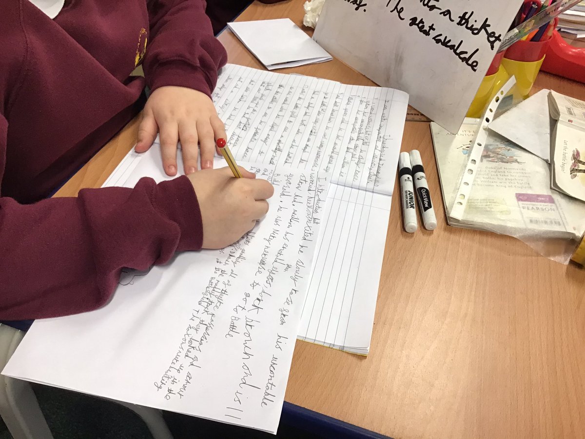 9Barcroft's tweet photo. Class 9 are today continuing our 500 word story planning. Will the Normans defeat the Saxons?? #bbc500words https://t.co/1v86T0yYkR