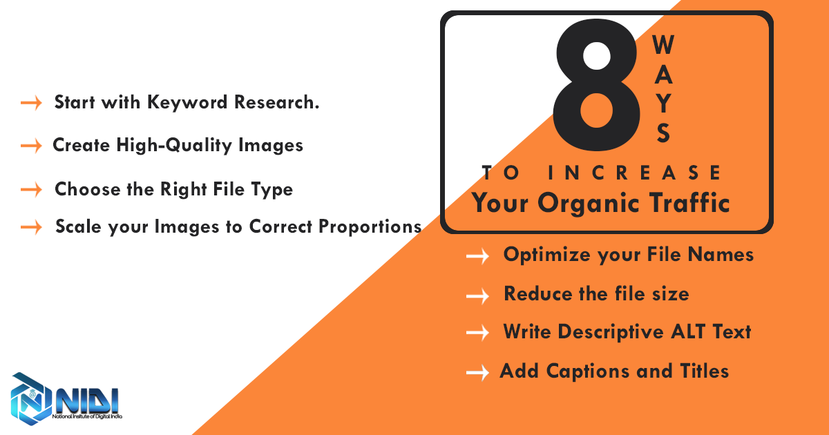 nidi_of's tweet photo. Have your website have been facing low traffic with less visitors. Improve your organic traffic in just 8 ways. #NIDICareers #DigitalMarketingTraining #Traffic #Visitors #SEO https://t.co/hHufrzszD0