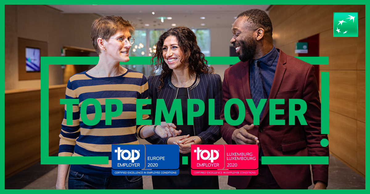BGLBNPParibas's tweet image. Nous sommes fiers de remporter, pour la 5e année consécutive, la certification Top Employer Luxembourg !
Cette distinction vient récompenser les efforts mis en place pour répondre aux attentes de nos collaborateurs.
Plus d'informations : bnpp.lk/top-employer-2…
#GoodPlaceToWork