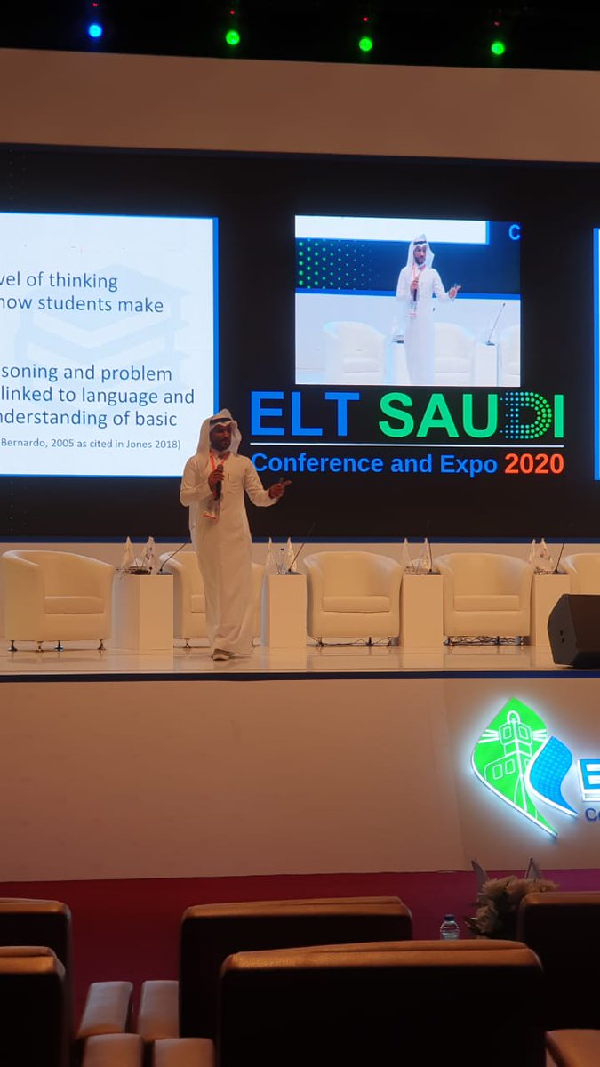 halhadab0's tweet photo. I'm glad to have had the opportunity to speak at #ELTSaudi2020 Conference
A million thanks to @eli_kau https://t.co/7tJK7F3xfM
