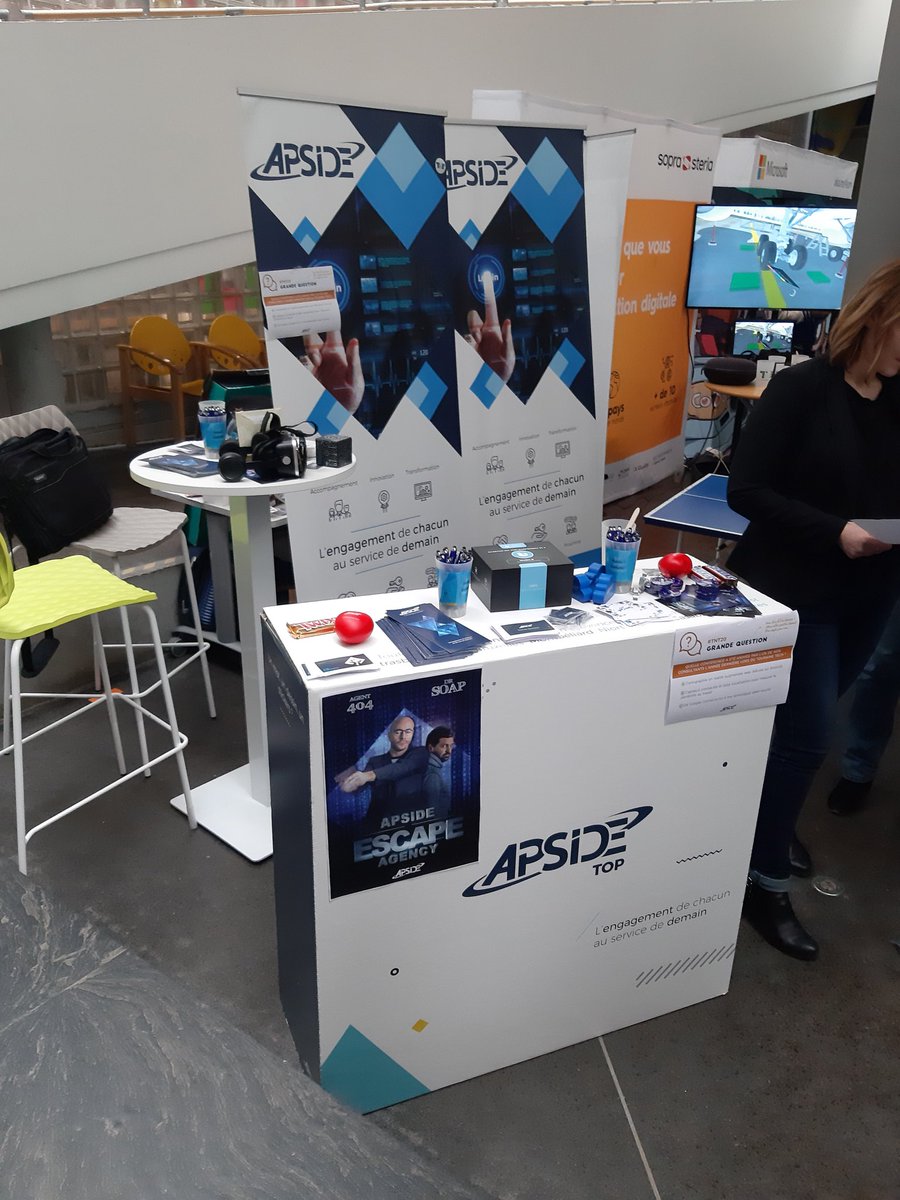 Nous sommes présents toute la journée à Touraine Tech. Venez échanger avec nous ! #TNT2020 #Apside #Tours
