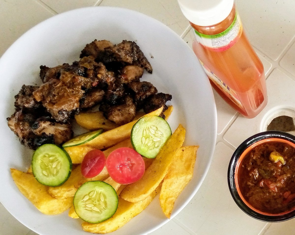 CookshopBiz's tweet photo. Juicy Roasted Meat and Crispy French Fries from @vickyfingers
Ready to eat? Order NOW using the @cookshop.biz app Download our app https://t.co/skrYU7y60F and
#Sweetchop #eatgoodlivebetter #cheers #cookshoplib https://t.co/V3ZLmJQ6el