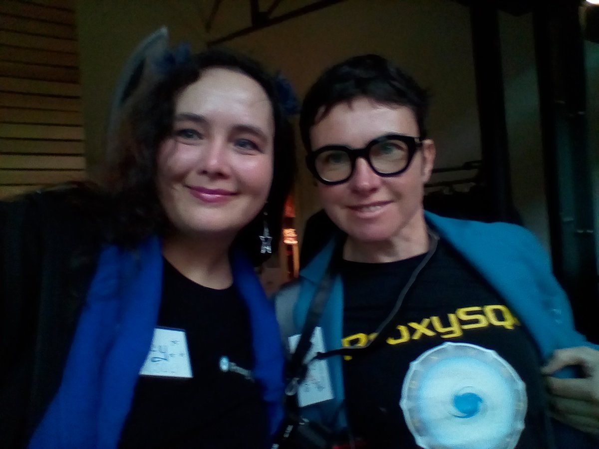 proxysql's tweet photo. While @ReneCannao and our development team are working on your feature requests, we're starting the #reneyouaremissed challenge here at #FOSDEM2020. Nice to see @svetsmirnova wearing a #ProxySQL T-shirt at #MySQLDays before #FOSDEM. #techcommunity https://t.co/AXQn7suWMF
