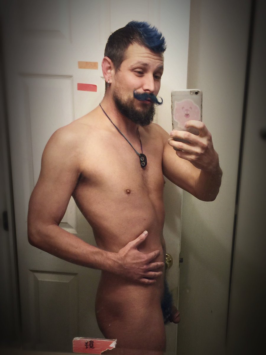 Feelin’ it. #nudebluedude