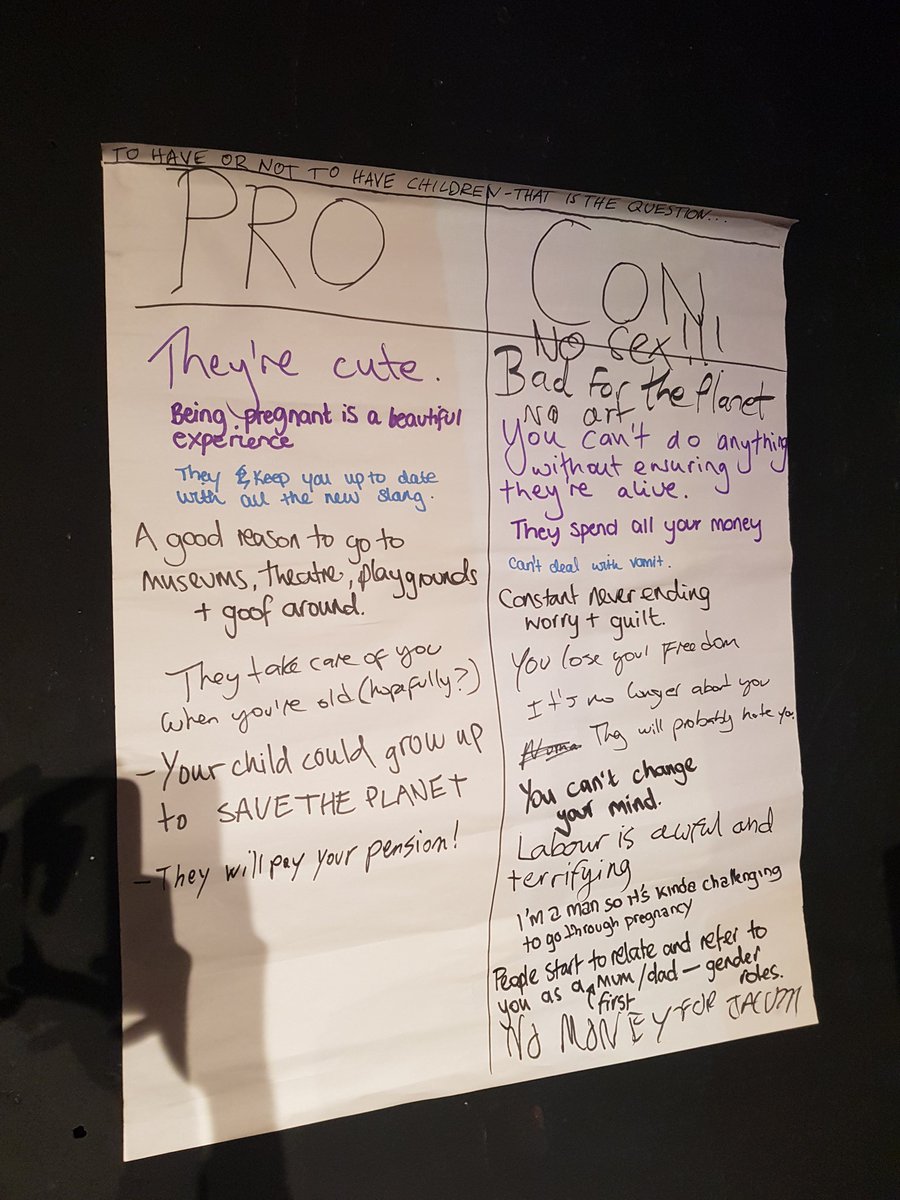 Matthew_Coulton's tweet photo. Thank you so much to everyone who made it down to the @ArtisticRebelTC's debut last night @CamdenPT  We loved your Pro and Con list :) Made From Love runs tonight and tomorrow at 7.15pm, come and join us! https://t.co/nNiWJzLCtS https://t.co/tUDuSVO2iG